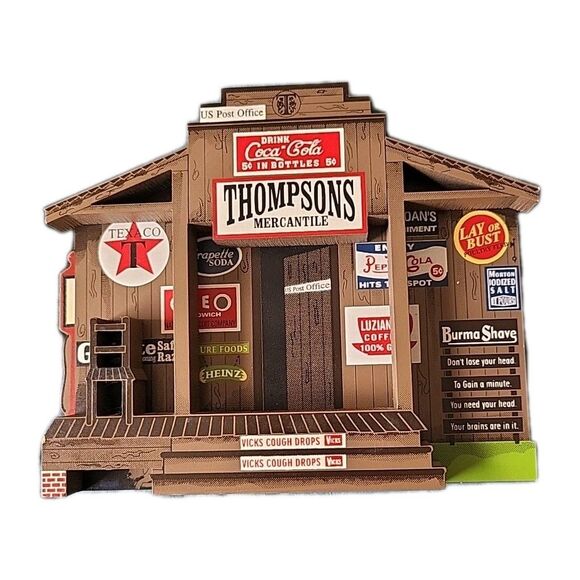 Sheila's Other - Sheila's Figurine, THOMPSONS MERCANTILE, Country Store, Coca Cola, 1996, SOP03